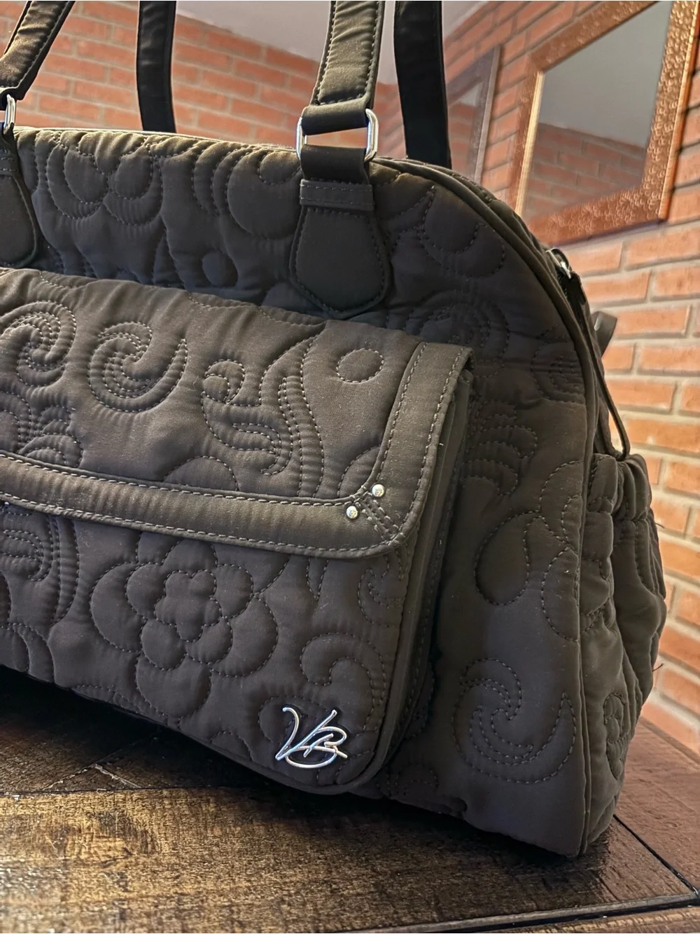 VERA BRADLEY Bowler Weekener Bag Tote😍